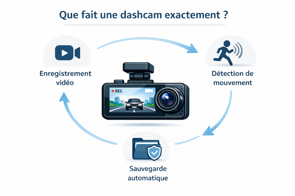 Illustration Sécurité au volant : pourquoi une bonne dashcam peut sauver des preuves en cas d'accident